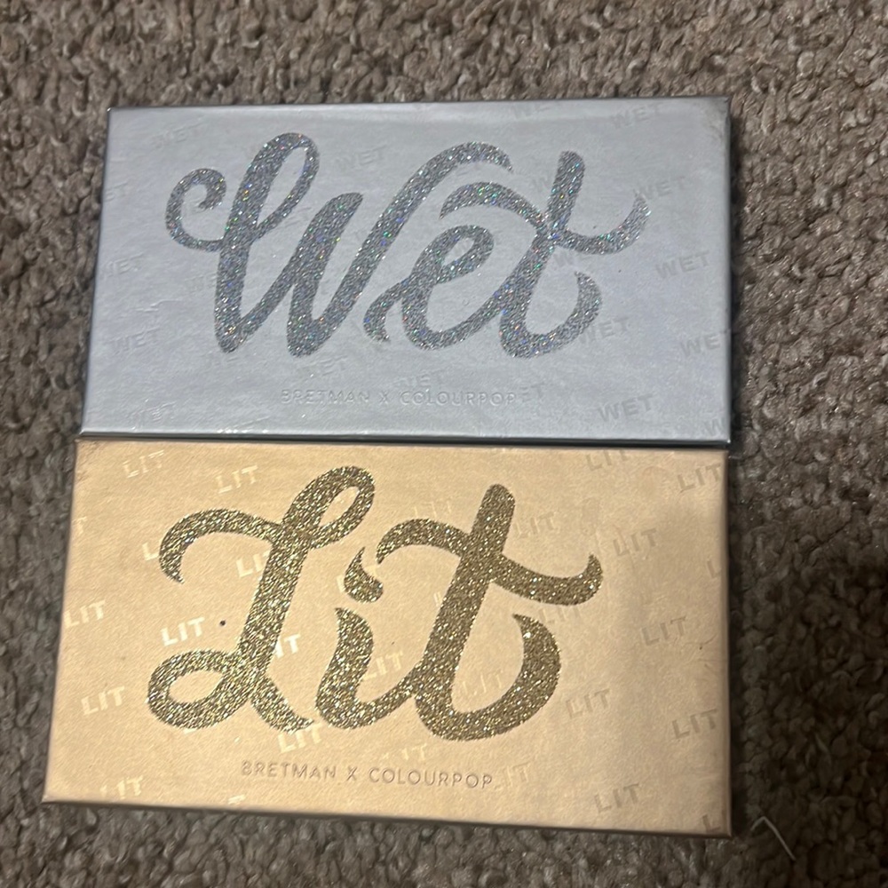 Colourpop x bretman rock palettes